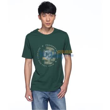 IZOD 2011新品纯棉字母短袖休闲百搭男士T恤 3121914211509绿色系XXL(185/102A)