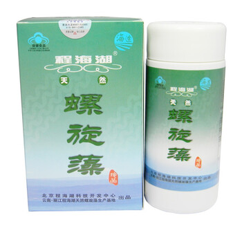 程海湖天然螺旋藻片0.25克×400片 瓶装
