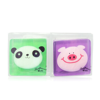 香约SOAPMEET 卡通动物精油皂—— “哼哈二将”80g*2
