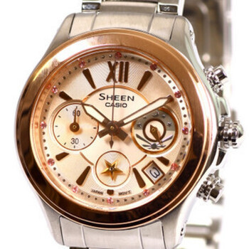 <em>卡西欧CASIO</em>石英表<em>女士手表</em>华丽高贵时尚镶