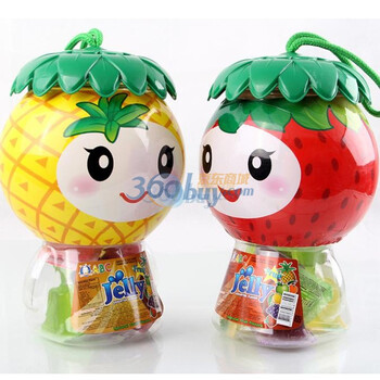 台湾 ABC菠萝娃娃多果味果冻 可爱装 646g