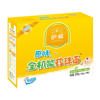 伊威原味珍珠营养面适合首次添加面食的宝宝（25G*10袋）