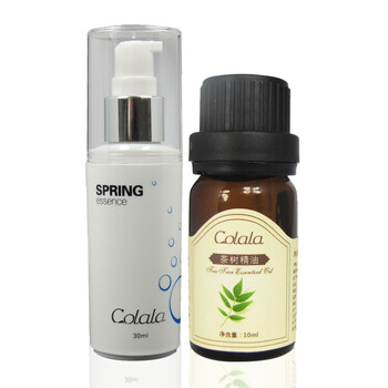 可拉拉茶树精油10ML+可拉拉活泉水润精华30ML 祛痘美白组合