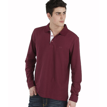 George Beffry乔治贝弗瑞 2011秋冬新款长袖POLO衫 葡萄紫 GBT5003 暗红 54/XXL