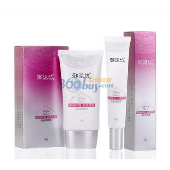 御泥坊 御晴矿物 防晒隔离两件套spf30++ 多维隔离 美白防晒
