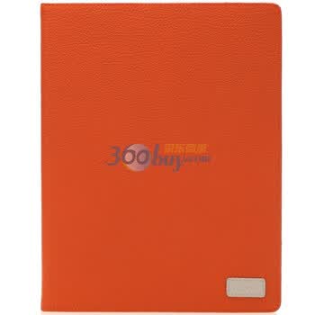 悠果（YOGO）Omnibook ipad2 三角度可调节支架式真皮保护套 橙色