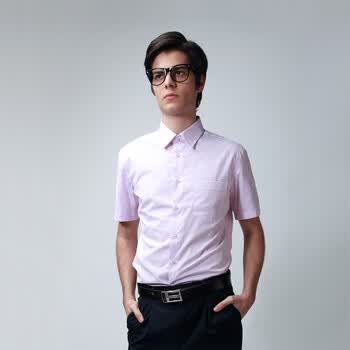 圣得西 sundance男装 经典款粉色条纹衬衫2920022034 浅粉红 40