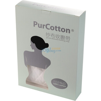 全棉时代（PurCotton） 人体工程学设计，孕后产后专用全棉纱布收腹带(束腹带)托腹带