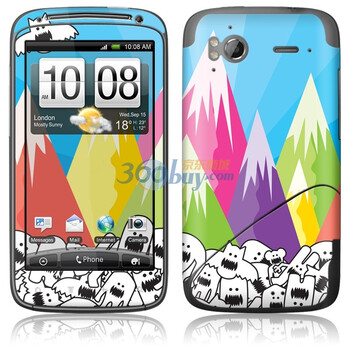 ideaSkin HTC G14/G18/Sensation XE/Z710E/Z715E/Pyramid 加州山景城 外壳保护贴膜 DAYC862105