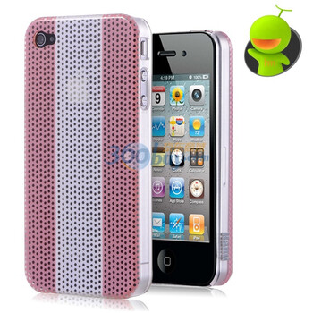 哈密瓜（hamimelon） 010104001523　绝密推介波点控　iphone4手机套 保护套 外壳 粉色