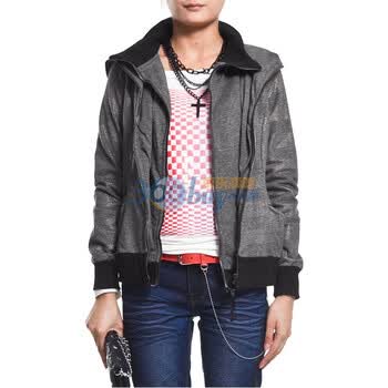 PEACEBIRD太平鸟【冬季新品】双门襟卫衣AE1050432 黑色 XL