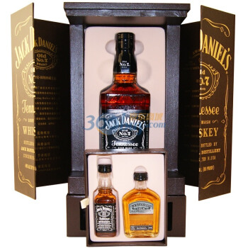 威士忌组合：尊尼获加 黑牌12年 + 杰克丹尼礼盒装