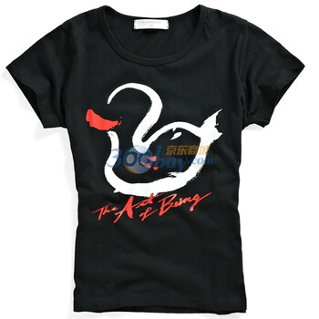 Giordano佐丹奴 T恤 女Quack绘我本色T恤 94390085 黑色 M