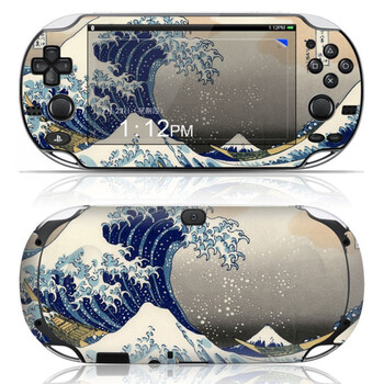 ideaSkin 索尼 PSV (3G/Wi-Fi版) 神奈川冲浪图 机身贴膜 手机贴纸 保护膜 皮肤 DACC812098