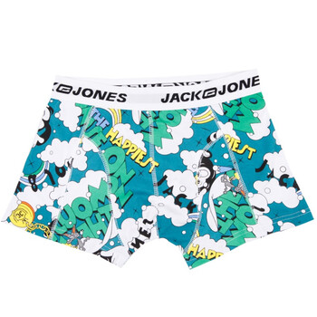 Jack Jones/杰克琼斯 内裤 彩色卡通印花平角内裤V(绿色)|212192007040 XXL