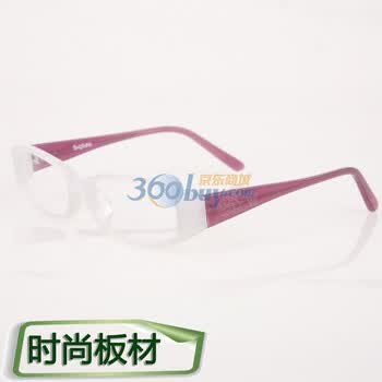 思格拉斯(sglas) 优生妈咪 孕妇防辐射眼镜电脑护目镜 女款1081白红色