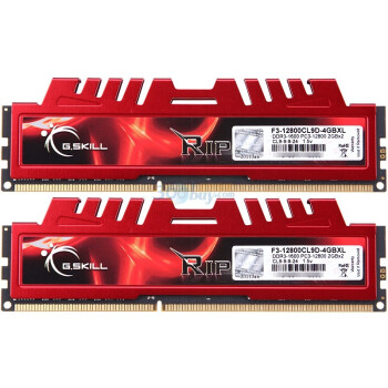 G.SKILL（芝奇）DDR3 1600 4G(2G×2条)台式机内存(F3-12800CL9D-4GBXL )