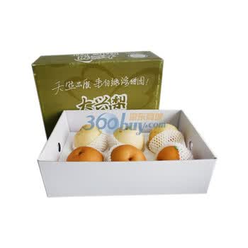 【沱沱工社】大兴有机什锦梨礼盒魏善庄特供（含有机丰水梨3枚+有机黄金梨3枚）