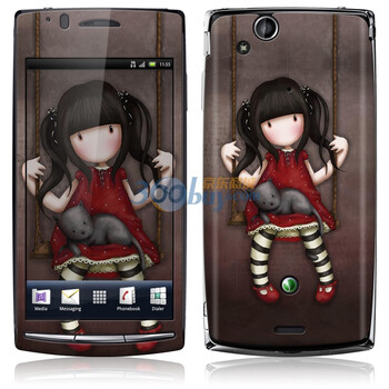 ideaSkin 索尼爱立信 XPERIA arc S / LT15i / LT18i /X12 口袋日记 外壳保护套皮贴膜 DBEC262137