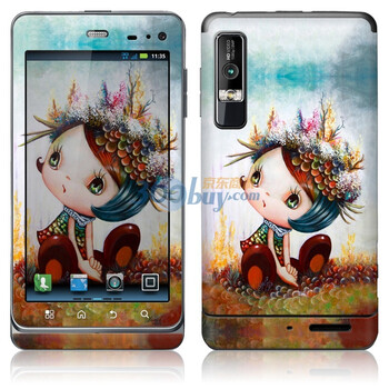ideaSkin 摩托罗拉 ME863 /XT883/XT862/里程碑 3 皮肤 珊瑚丛 外壳保护套皮贴膜 BADC462039