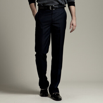 劲霸男装K-Boxing 时尚简约男款商务西裤HFO3025 深蓝色 28