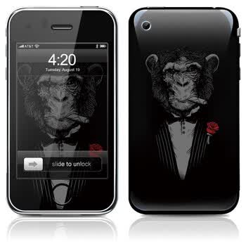 ideaSkin iPhone 3G/3GS 猩猩大佬 手机外壳保护套皮贴膜 ENABRC081930