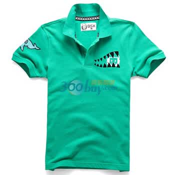 Giordano佐丹奴BSX Polo 男MINI CHE经典头像印花POLO 04011100 浅绿色 L