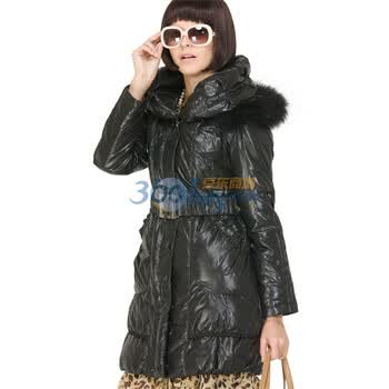 妠彩 N.CAI 冬季时尚女装羽绒服 Y99825黑色XXXL