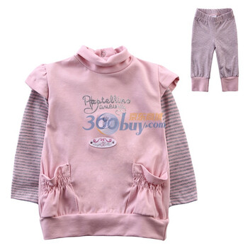 帕斯里诺/Pastellino 2012年春装新款宝宝外出服两件套 礼盒装 4210002粉色 95(24至30个月)