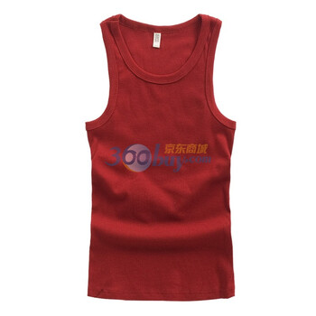 GTHOMME 2012春装新品 韩版修身 简约男式工字背心 BX05 红色 XXL