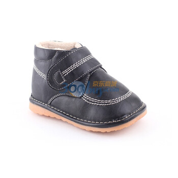 小蓝羊 叫叫鞋 秋冬新品 男童鞋 SQ-C10613 黑色 24