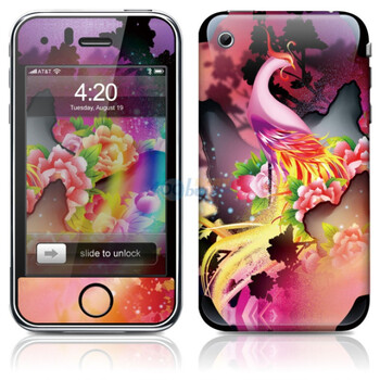 ideaSkin iPhone 3G/3GS 丹凤朝阳 手机外壳保护套皮贴膜 ABRB311021