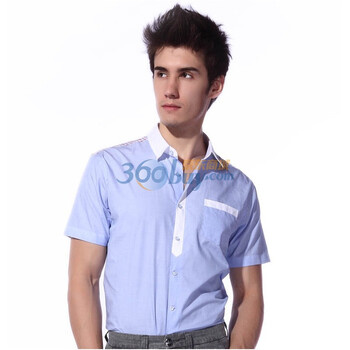 007MonteCarlo商务衬衫11SS00213804 蓝色 XXL
