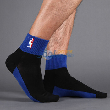 VCOTTON维棉 NBA休闲运动袜Ⅲ 深宝蓝 均码
