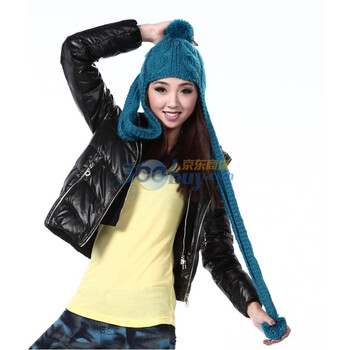 2011新款 康博羽绒服 女休闲双帽短款 KB1120 黑色 185/104A(XXXL)