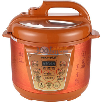 韩派（Hanpa）5L一锅双胆无水炖电脑预约陶晶内胆电压力锅YS-90SM3