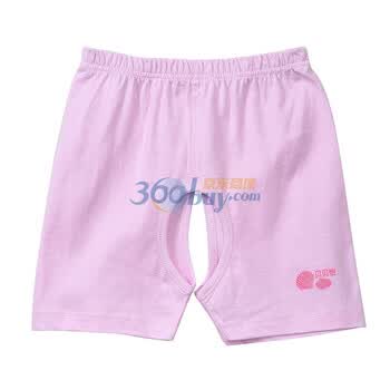 贝贝怡 纯棉宝宝 婴儿服装开裆裤 宝宝短裤夏季 新生儿衣服BB502 淡粉 90码