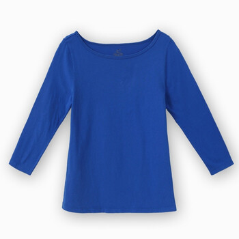 初刻CRUCCO T恤 一字领七分袖T 女装 2012春季新品 00022123 宝蓝色 M