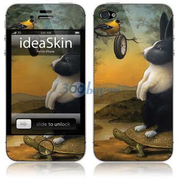 ideaSkin iPhone 4 它的时间 手机外壳保护套皮贴膜 CJKC852103