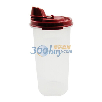 特百惠Tupperware 650ml中油壶2件套 经典红