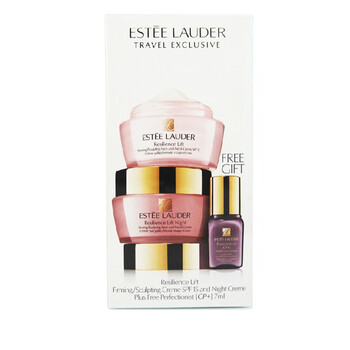 雅诗兰黛弹性紧实活颜柔肤日霜50ML+晚霜50ML+精华7ML