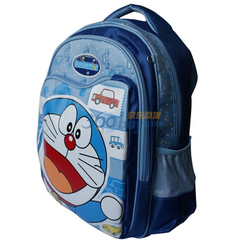 哆啦A梦Doraemon 小学生书包，可爱卡通蓝色系！2097 深蓝色