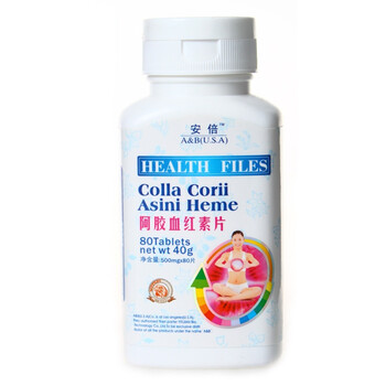 安倍阿胶血红素片 500mg×80片