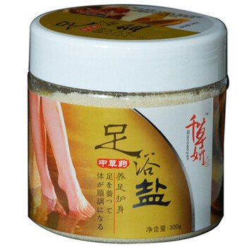 千草妍养身护体中草药足浴盐（木桶、足浴器泡脚药)300g