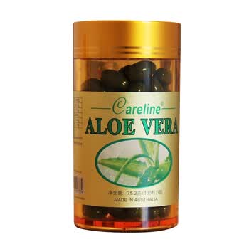 Careline凯灵芦荟（库拉索芦荟凝胶）胶囊752mg*100粒