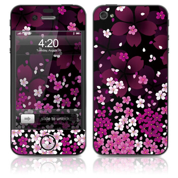 ideaSkin iPhone 4 樱花漫天飞 手机外壳保护套皮贴膜 ENCJKA010287