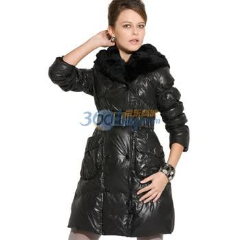 妠彩 N.CAI 冬季时尚女装羽绒服 Y99828黑色XXXL