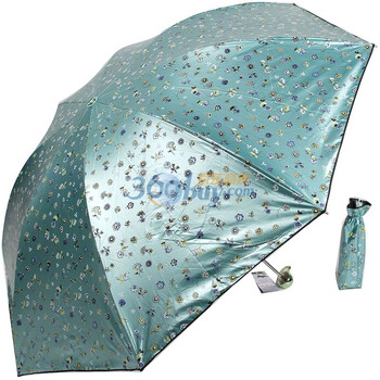 2012年新款 天堂伞 防紫外线 防晒 晴雨伞 3336E花季恋歌 4号绿