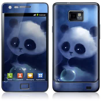 ideaSkin 三星 Galaxy S2 / i9100 / 盖世兔 皮肤 熊猫 外壳保护套皮贴膜 DAUD032158