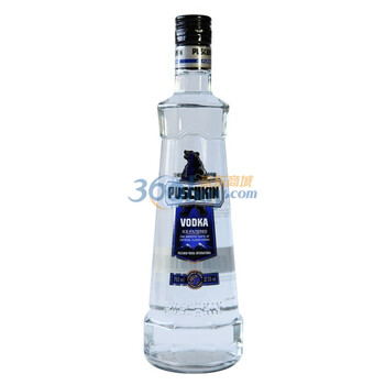 德国原装进口 普希金经典伏特加(瓶装 700ml）